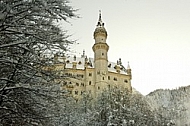 Famous Neuschwanstein Castle in Schwangau, Germany
