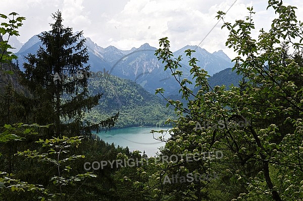 Famous Neuschwanstein Castle in Schwangau, Germany