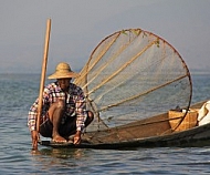 Fishing on Inle Lake 