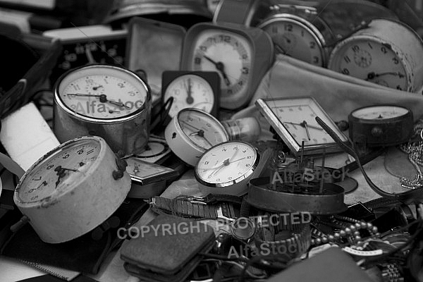 Flea market, Cagliary, Sardinia, Italy 