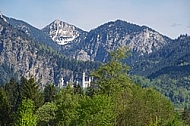 Forggensee, Tegelberg, Neuschwanstein in Bayern in Germany