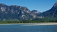 Forggensee, Tegelberg, Neuschwanstein in Bayern in Germany