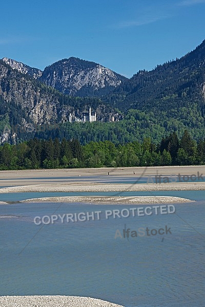 Forggensee, Tegelberg, Neuschwanstein in Bayern in Germany