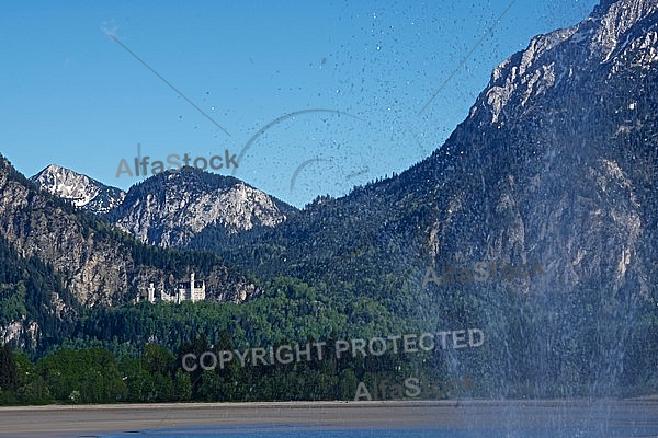 Forggensee, Tegelberg, Neuschwanstein in Bayern in Germany