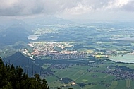 Forggensee, Tegelberg, Schwangau in Bayern in Germany