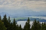 Forggensee, Tegelberg, Schwangau in Bayern in Germany