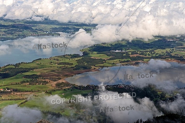 Forggensee, Tegelberg, Schwangau in Bayern in Germany