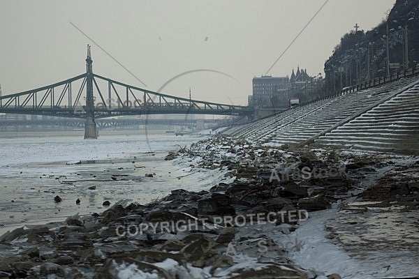 Freedom Bridge, Budapest, Hungary 