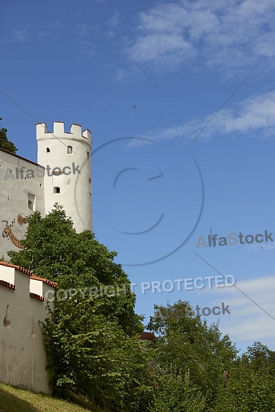 Füssen - Old town in Bavaria, Germany