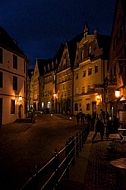 Füssen by night - Old town in Bavaria, Germany