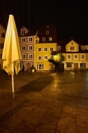 Füssen by night - Old town in Bavaria, Germany