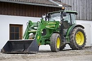 Green tractor