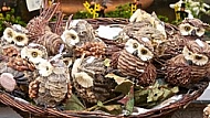 Handmade Owls in the Basket