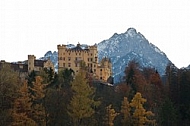 Hohenschwangau Castle in Schwangau, Germany