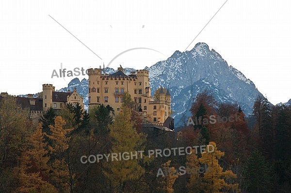 Hohenschwangau Castle in Schwangau, Germany