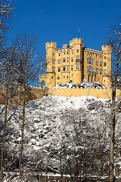 Hohenschwangau Castle in Schwangau, Germany