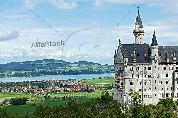 Hohenschwangau, Neuschwanstein, Bavaria, Germany