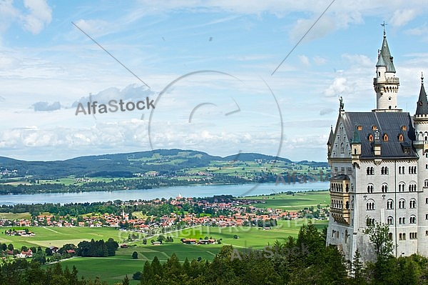 Hohenschwangau, Neuschwanstein, Bavaria, Germany