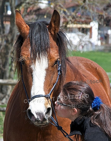 Horse and girl 