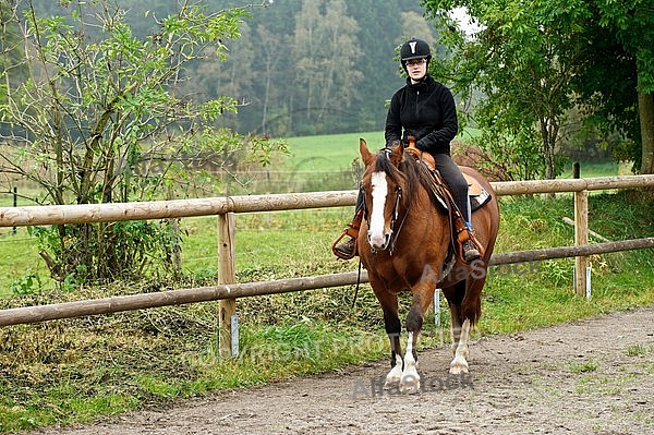 Horse and girl