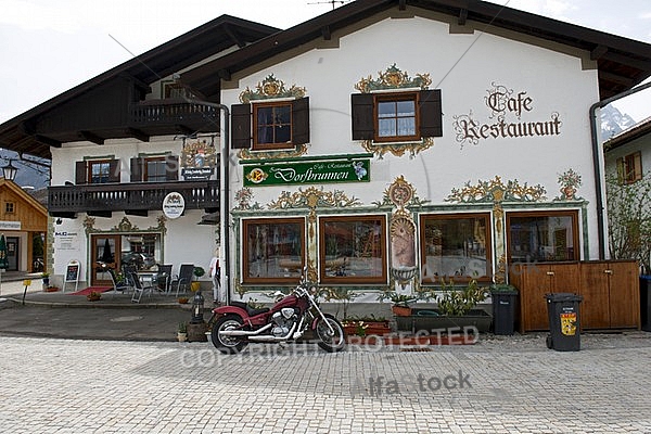 House, Zugspitze, Grainau, Alpen, Bayern, Germany