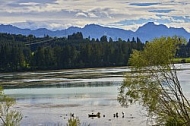 Lechbruck am See, Ostallgäu, Schwaben, Bavaria, Germany, Lech