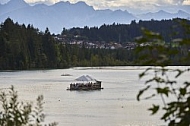 Lechbruck am See, Ostallgäu, Schwaben, Bavaria, Germany, Lech