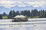 Lechbruck am See, Ostallgäu, Schwaben, Bavaria, Germany, Lech