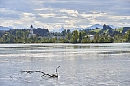 Lechbruck am See, Ostallgäu, Schwaben, Bavaria, Germany, Lech