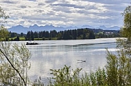 Lechbruck am See, Ostallgäu, Schwaben, Bavaria, Germany, Lech