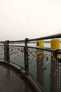 Love padlocks, Konstanz, Lake Constance, Germany