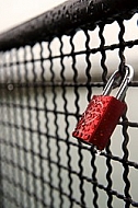 Love padlocks, Konstanz, Lake Constance, Germany