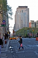 Lower Manhattan street view, New York City, United States