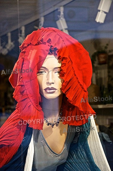 Mannequin with red Kerchief