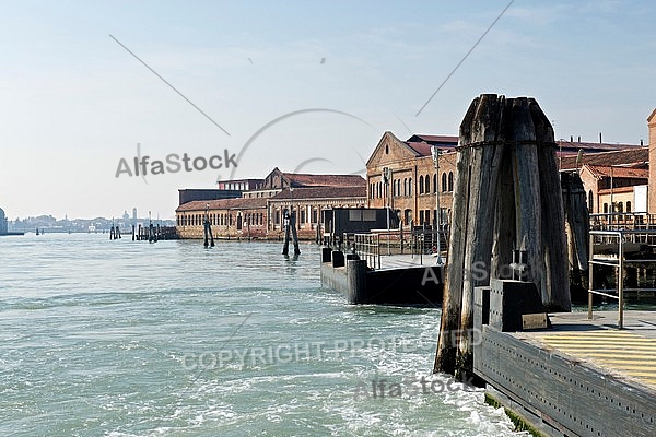 Murano in the Venetian Lagoon. Italy