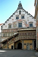 Old house with stairs