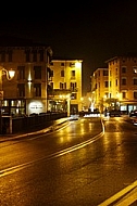 Peschiera del Garda by night, Lake Garda, Italy