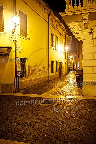 Peschiera del Garda by night, Lake Garda, Italy