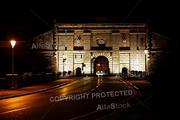 Peschiera del Garda by night, Lake Garda, Italy