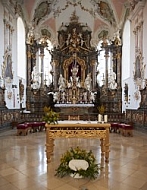 Rococo church, Seeg, Bavaria, Germany