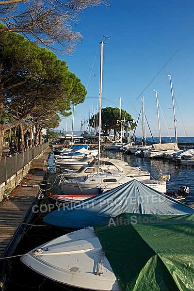 Sailing boat, Lake Garda, Italy