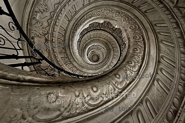 spiral staircase  