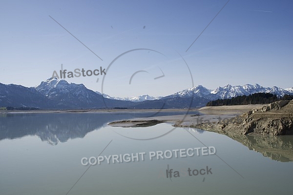 Spring at Lake Forggensee, Germany