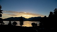 Sunset at the Lake Forggensee in Germany