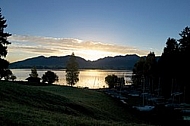 Sunset at the Lake Forggensee in Germany