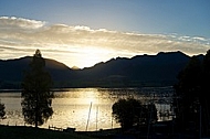 Sunset at the Lake Forggensee in Germany