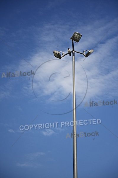 The picket reaching up to the sky.