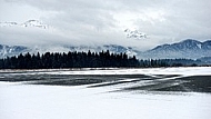 The Tannheim Mountains in Bavaria in Germany