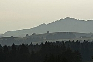 The Tannheim Mountains in Bavaria in Germany