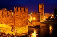 Verona by night, Italy